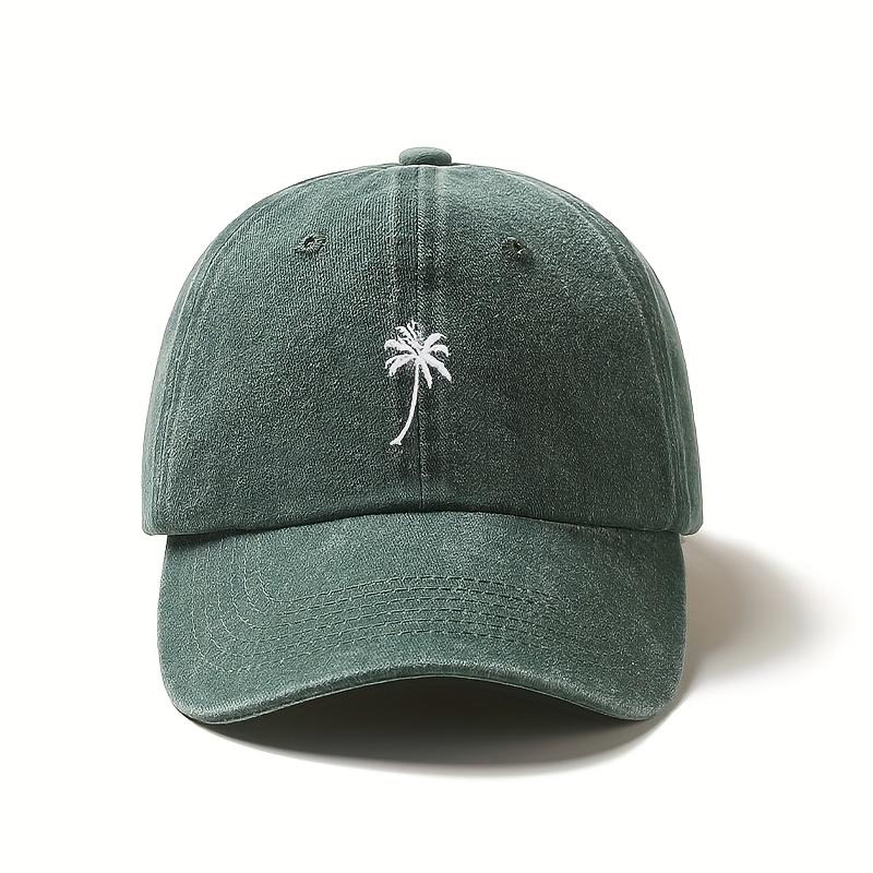 1pc Rerto Washed Embroidery Baseball Caps for Women,outdoor Leisure Adjustable Drawstring Closure,Perfect for Outdoor Activities
