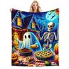 Weihnachts-Karo-Muster Flanell-Decke im Vintage-Stil, Weiche Anti-Pilling-Fleece-Decke für Couch, Sofa, Bett, Leicht