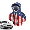 Car Gear Shift Cover, Creative American Flag, Car Gear Steering Wheel Cover, Car Gear