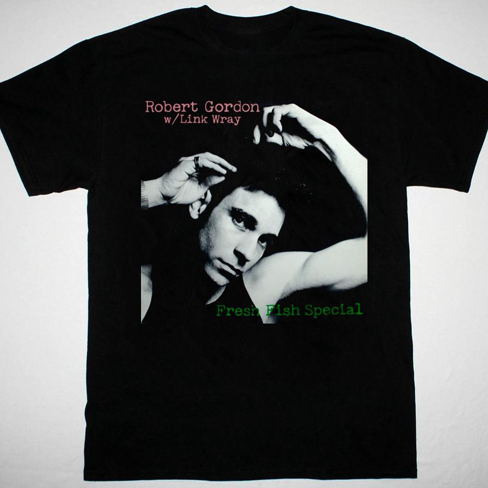 VTG Robert Gordon album BLACK T-shirt Unisex All sizes short sleeve XZ341 Unisex T-Shirt XXL