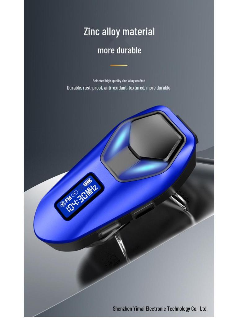 Auricolare Bluetooth per Casco Transfrontaliero: Interfono, Radio FM, Microfono Morbido/Rigido, Impermeabile, Lunga Durata della Batteria