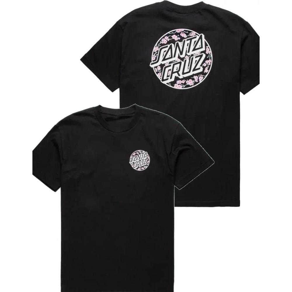 Skateboard Casual Cotton Men's T-Shirt Loose Sports Cruz Women Short Sleeve Tiger Print Street Trend Hip Hop Harajuku Clothing