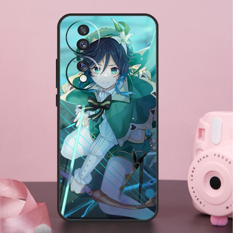 Genshin Impact Venti Case For Honor Magic 7 5 6 8 Pro X9a X9b X9c X9d X8b X8c Win RT 50 70 90 200 400 Lite Cover