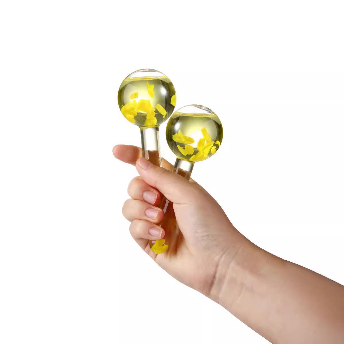 

Petal Essence Beauty Ice Ball Cold Compress Massage - Antifreeze, No-Freeze Design