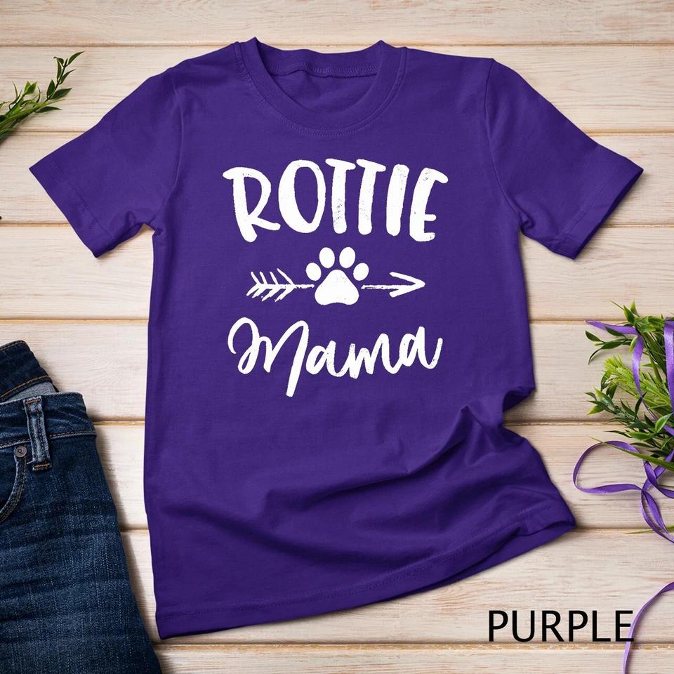 Rottie Mama Gifts Rottweiler Lover Owner Gifts Dog Mom Unisex T-shirt 6 S