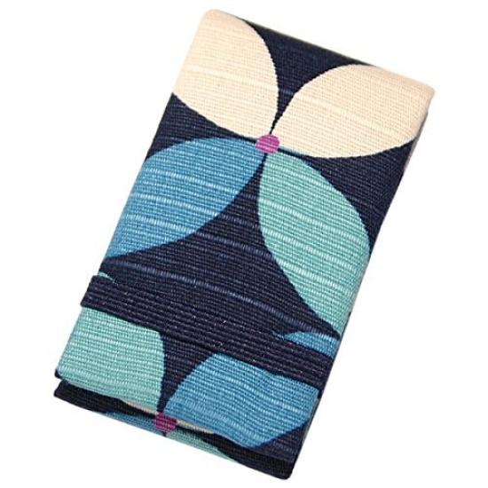 Kyoto Traditional and Comfortable Japanese Toothpick Holder with Mirror - Goods (Shippo Blue)