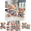 Adorable Brave Bear Plush Toy Featuring Cute Cartoon Design Soft And Cuddly Gift Idea