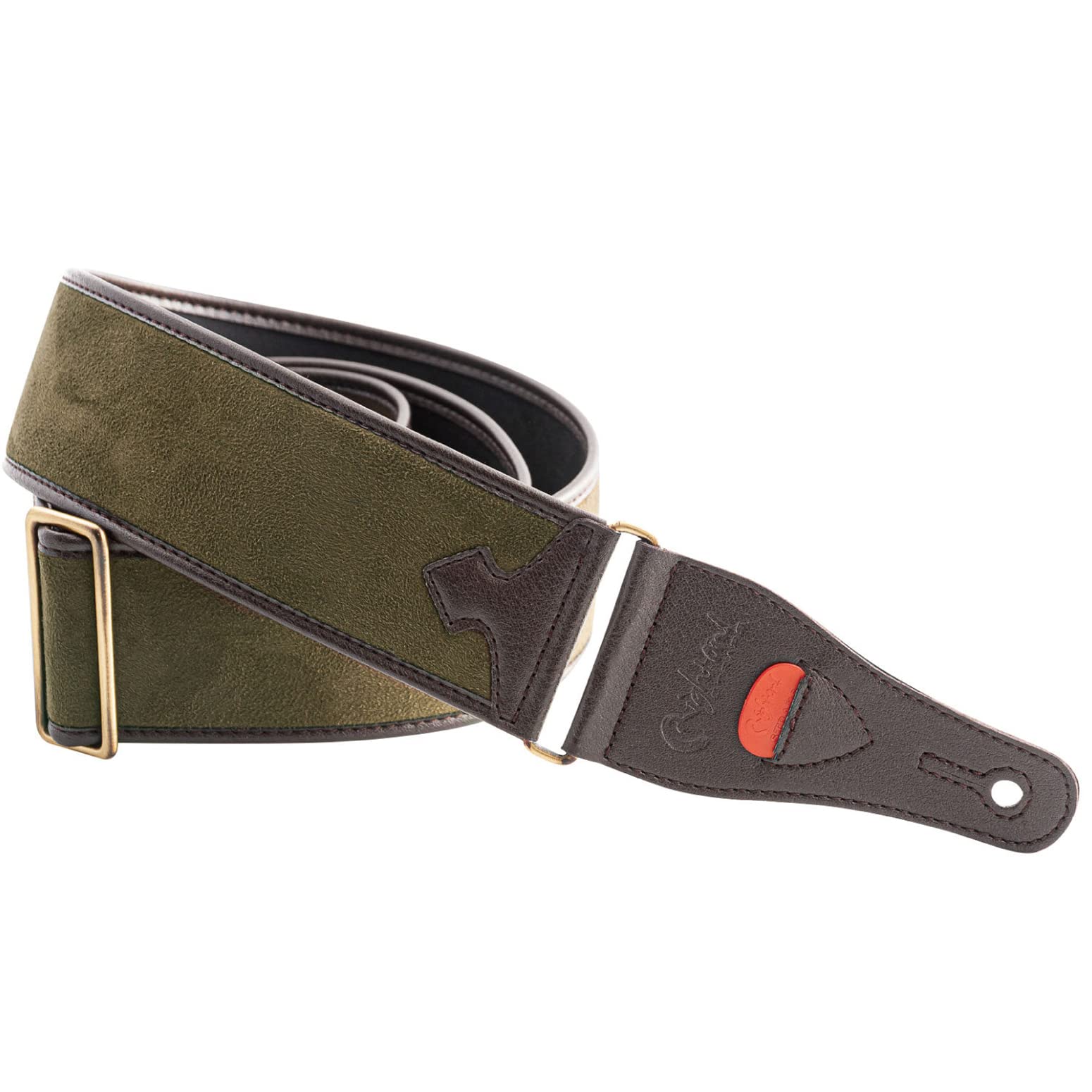 

STRAPS Guitar Strap Width Length DIVINE ARMY GREEN RightOn! 6cm, 95~150cm зелёный