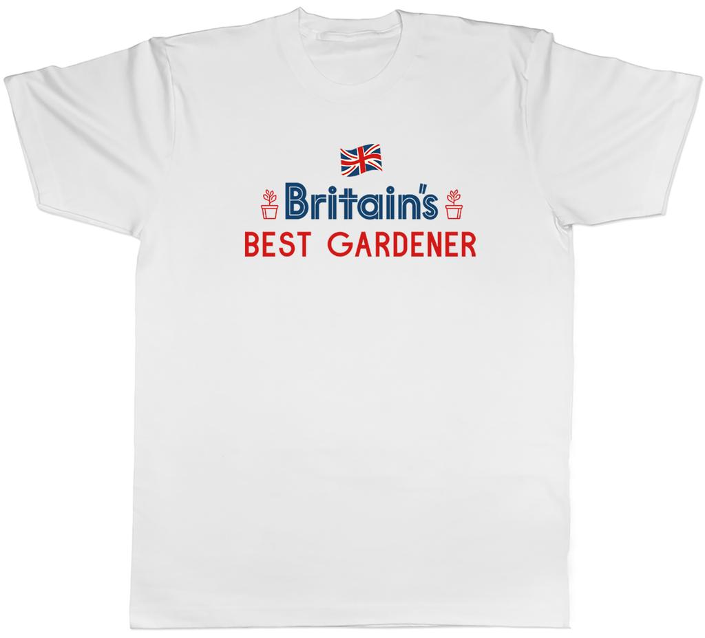 Funny Gardening Unisexs TShirt Britains Best Gardener Garden Tee Gift