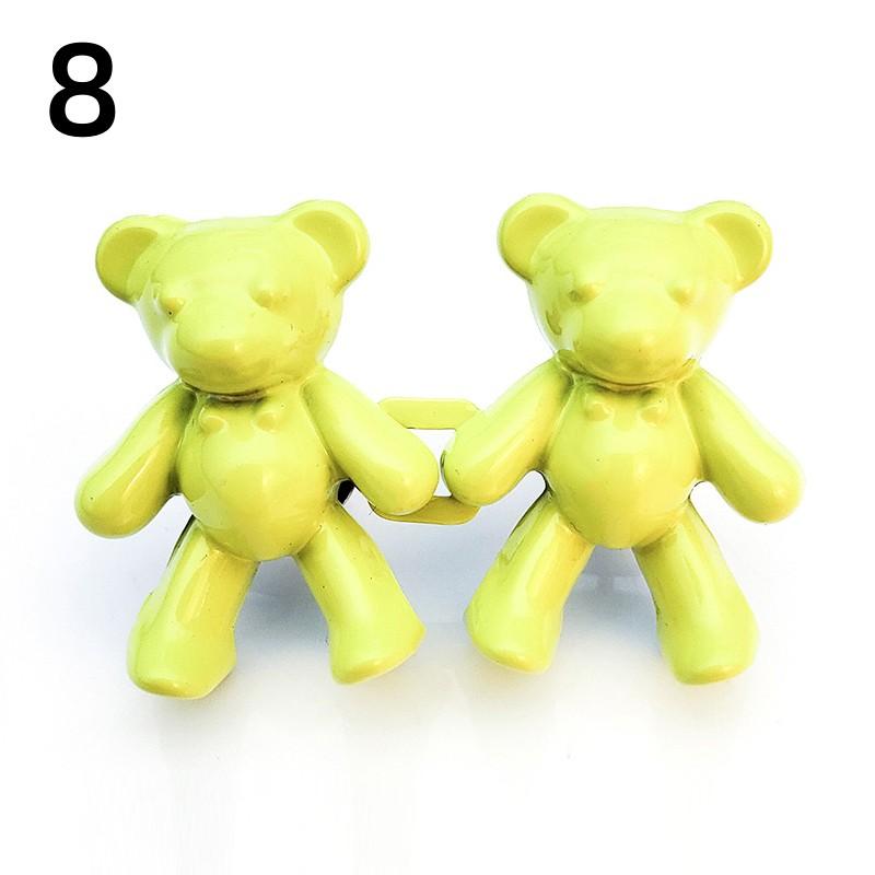 Reusable Metal Buttons Bear Flower Snap Fastener Pants Pin Retractable Button Sewing-on Buckles Jeans Perfect Fit Reduce Waist