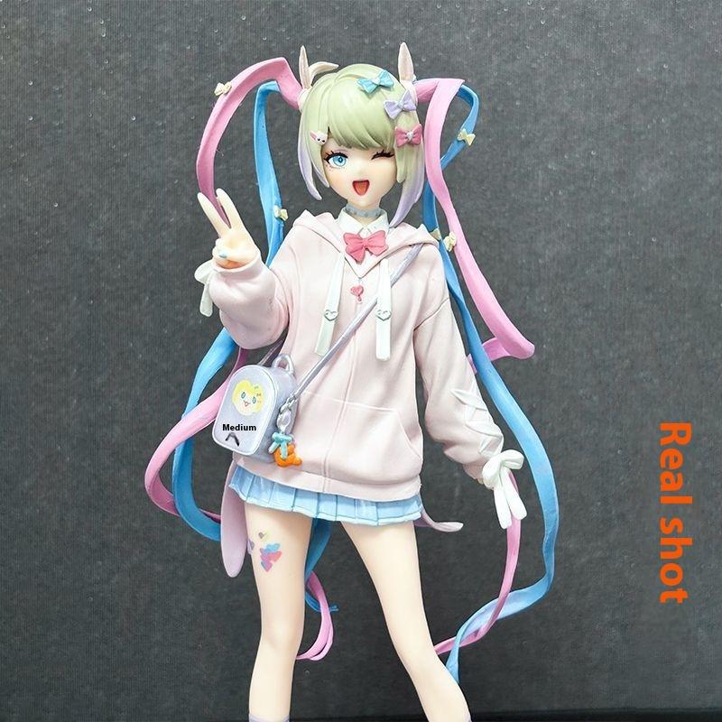 21cm Needy Girl Overload Ame-Chan Spielfiguren Spiel Gk Statue Cartoon Mädchen Modelle Sammlerstücke Spielzeug Niedliche Ornament Puppe Jungen Geschenk