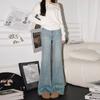 Comfortable Micro-launched Jeans Female Flared Trousers Bullet Force High-waisted Hundreds of Skinny Dragged Trousers Jeans for Women Long Denim Pants