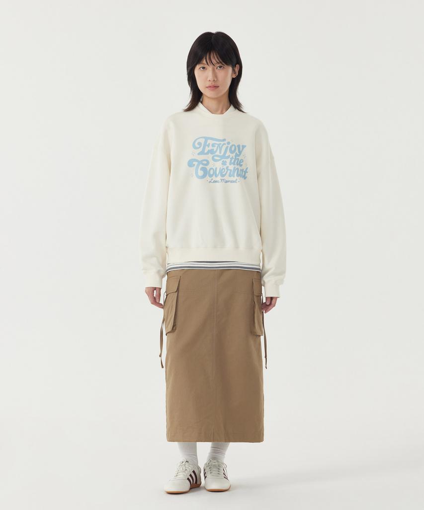 COVERNAT WOMAN Cargo Skirt Khaki