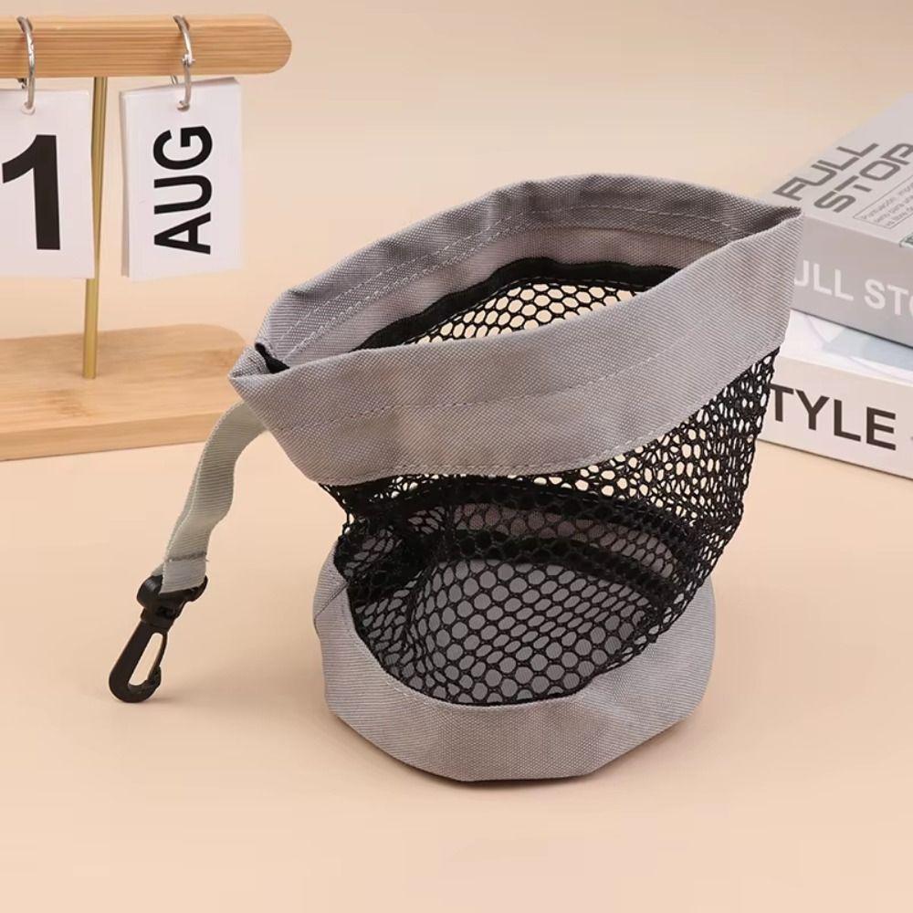 Portable Golf Ball Storage Bag High Quality Golf Ball Holder Golf Bag Attachment
