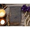Lapis Lazuli Leather Journal: Embossed Book of Shadows, Grimoire