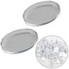 100 Pcs 20MM Clear Coin Capsules Containers Storage Boxes Protective Holders Transparent Coin Capsule Container Box