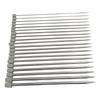 22 Pcs 25cm Length Straight Single Pointed Needles Metal Knitting Needles  For Socks Knitting