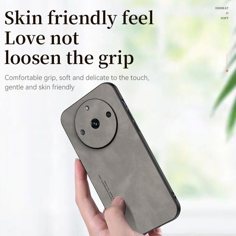 Чехол для телефона из искусственной кожи из овчины для Realme 11 Pro Plus — фото 3