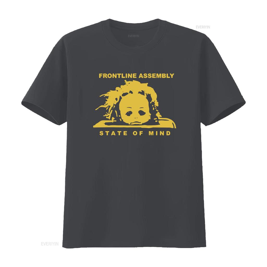 New Front Line Assembly State Of Maind Classic Unisex Unisex T Shirt Size S 5xl Vintage Fashion Stylish Streetwear
