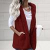 Cozyoutfit Bilibili New Womens Vest Winter Warm Hoodie Outwear Casual Coat Sherpa Jacket