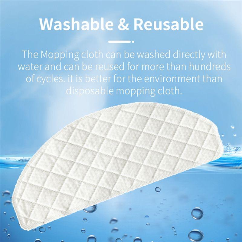 AEE4-30Pcs Disposable Mop Cloth For Xiaomi Lydsto R1 Robot Vacuum Cleaner Replacement Accessories Kit For Home Remove Dust