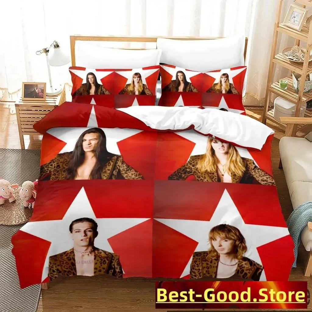 3D Print Maneskin Bedding Set Boys Girls Twin Queen King Size Duvet Cover Pillowcase Bed boys Adult Home Textileextile