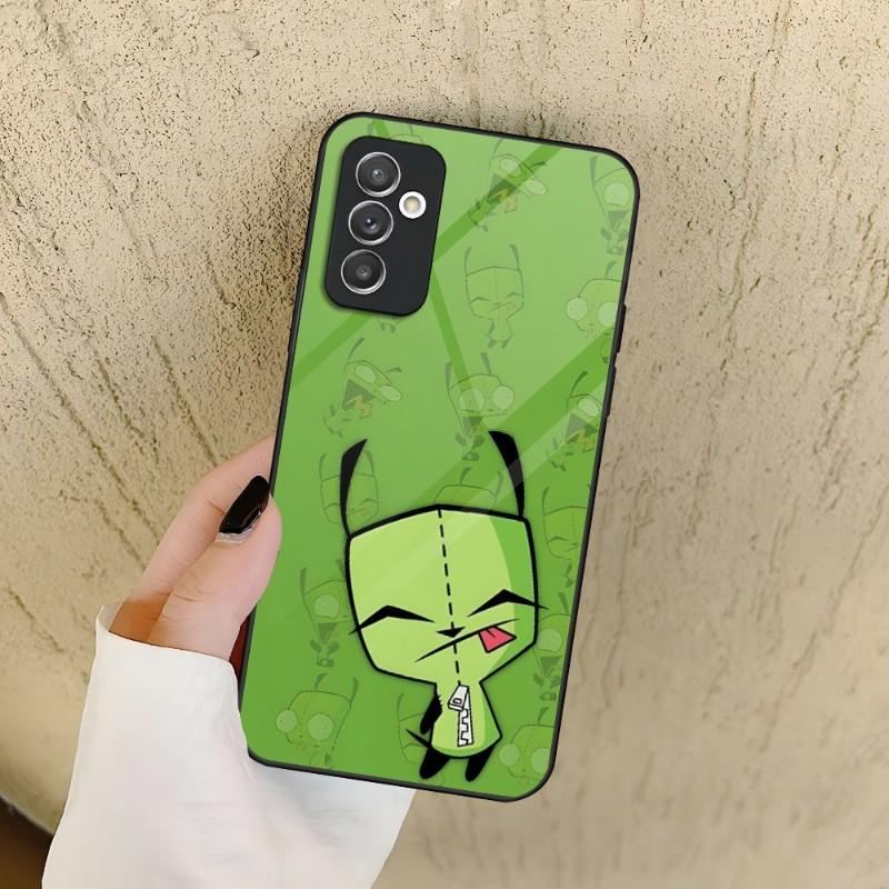 Invader Zim Telefoonhoesje Voor Samsung A72 A71 A70 A54 A52 A51 A50 A42 A40 A34 A33 A32 A31 A30 A22 A21 A20 A14 A12 A10 Glazen Cover