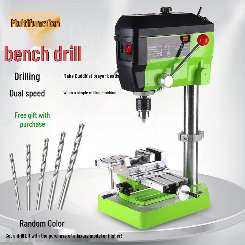 220V Multifunctional Desktop Electric Drill Press with Digital Display for Industrial and Household Use