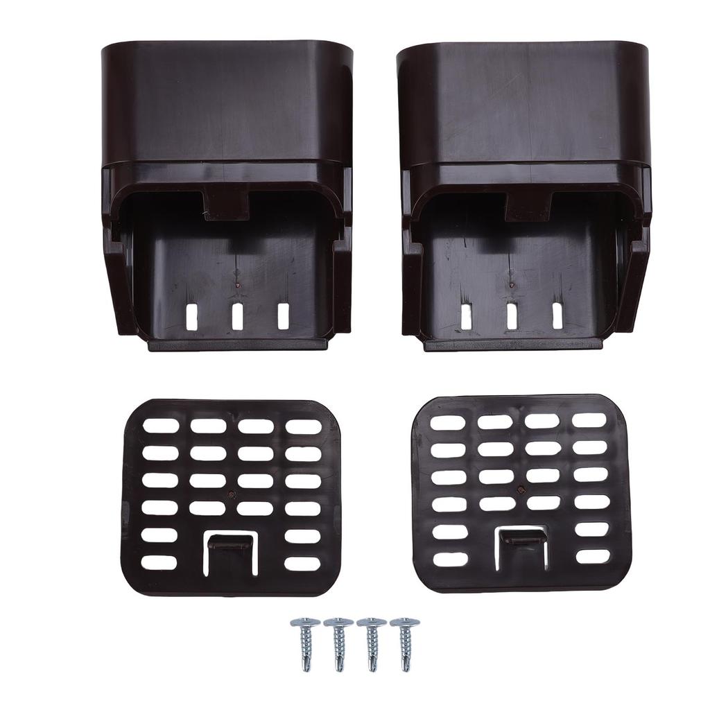 Gutter Downspout Connector Downspout Outlet Filter Guard for 3X4 Inch A Type Gutter White