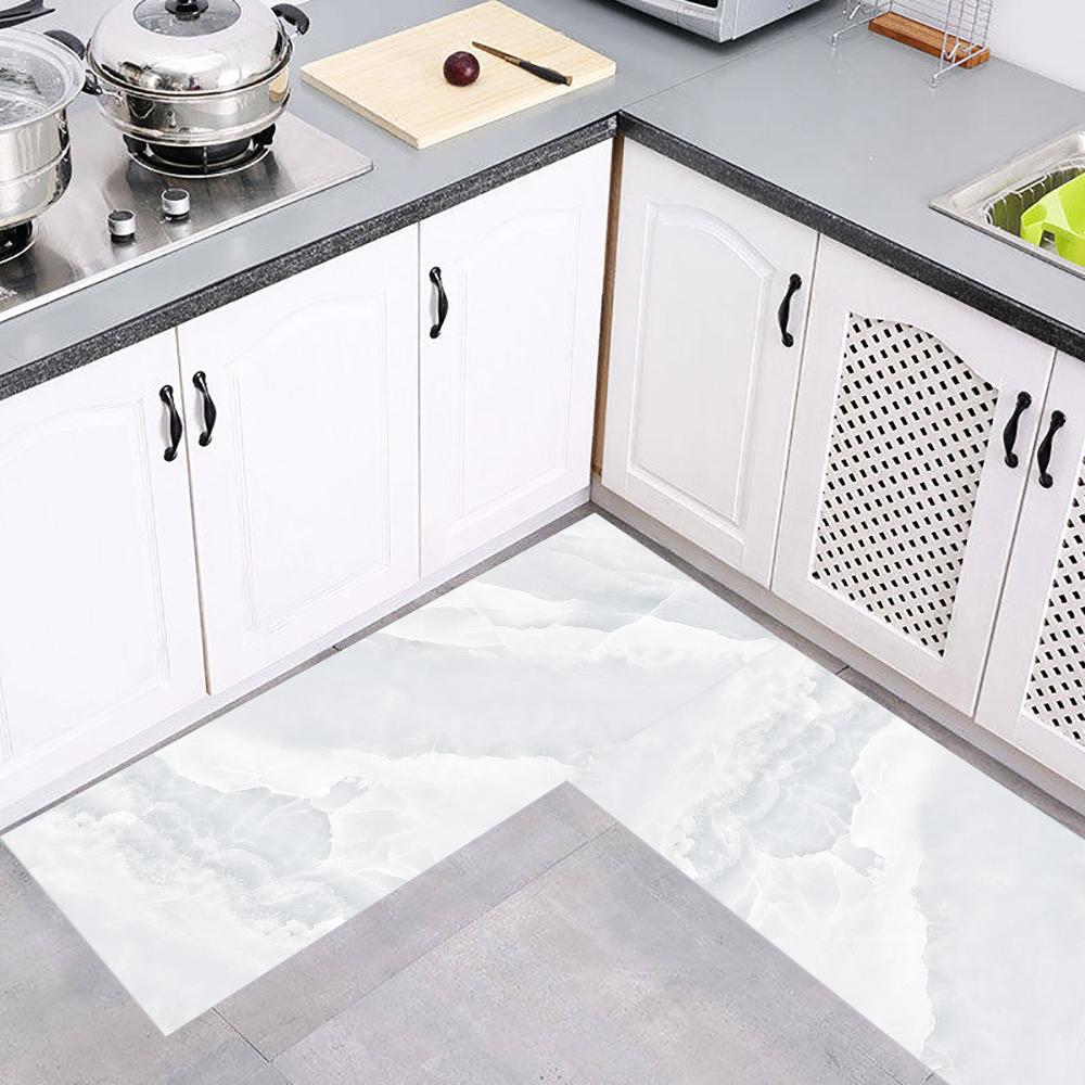 10/15cm White Marble Tile Stickers Kitchen Backsplash Oil-proof Bathroom Wardrobe Home Decor Wall Decals Self-adhesive Art Mural