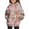 Girls' Hooded Tie-Dye Sweatshirt - Pullover Print Top