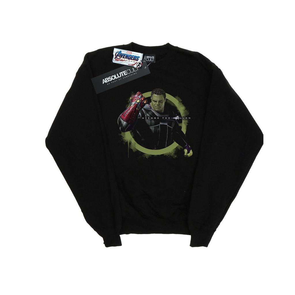 Marvel Mens Avengers Endgame Hulk Nano Gauntlet Sweatshirt