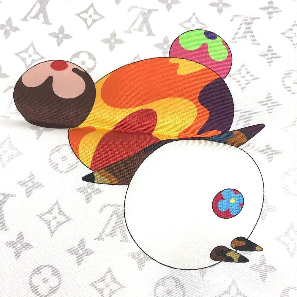 Louis Vuitton M96273 Panda Monogram Superflat Characters Square 70 Scarf Unused