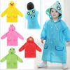 1pc Cute Cartoon Animal Kids Rain Coat Children Raincoat Rainwear Boys Girls Waterproof Raincoat Student Poncho Rainsuit