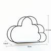 1 Pcs European Style Iron Cloud Wall Rack Free Punch Simple Home Living Room Wall Decoration Wall Hanging