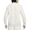 Nike Felpa Girocollo con Logo Ricamato Vestibilità Aderente Uomo Top Bianco FZ4729-141