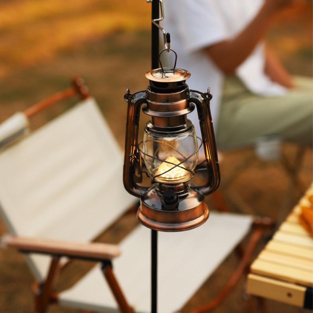 Rechargeable Retro Kerosene Lamp LED Retro Outdoor Camping Lamp Camping Lamp Camp Horse Lantern Portable Lamp