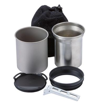 Conjunto de 6 peças de canecas de cozinha SOTO, leve, compacto, solo duo, escalada, trekking, acampamento, ao ar livre, termostack SOD-520