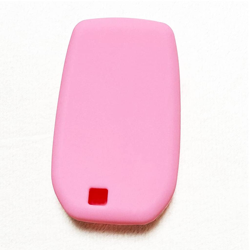 [IKT] Silicone Cover for Toyota Cars Smart Key 3 Buttons Light Pink/New Crown (2022~)