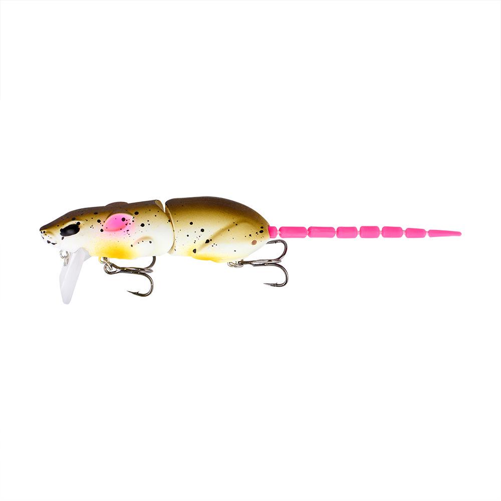 Imitation Mouse Minnow 2-Section Lure, 8cm/15.5g, Long-Casting Pencil for Bass, Asp & Black Carp.