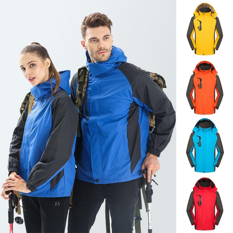 Veste Femme Imperméable Légère Avec Capuche - Coupe-vent Décontractée - Poches Et Cordon - Pour Plein Air Et Ville - Taille Grande Disponible