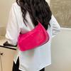 Premium solid color simple women's bag new retro hand bag shoulder underarm bag versatile woman