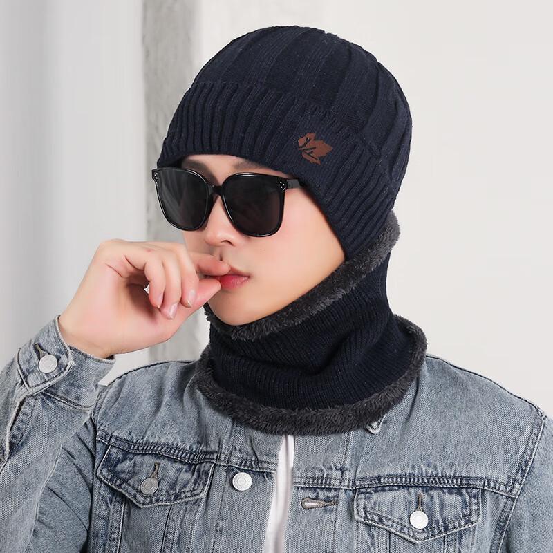 Зимний вязаный комплект шапка и шарф Zhen Yueqi One Size