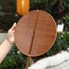 Hand Woven Handheld Fan Chinese Styles Bamboos Fan Waist Fan for Party Wedding Dance Performances Home Decorations