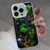 Creative Circuit Board IMD Case for iPhone 17 16 15 14 13 12 11 Pro Max air plus Shockproof Plating Matte TPU Funda