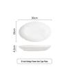 Premium 12-inch Ginkgo Opera Ceramic Fish Plate Set