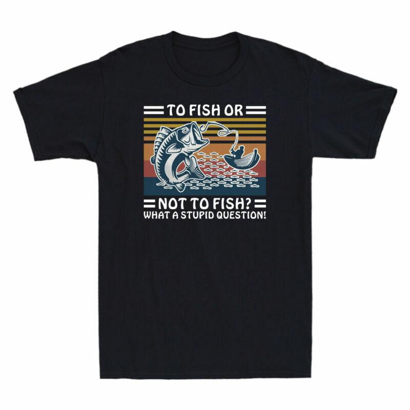 Fish To Fish Stupid Shirt What Question Not Cotton Vintage A TShirt To Or Unisexs