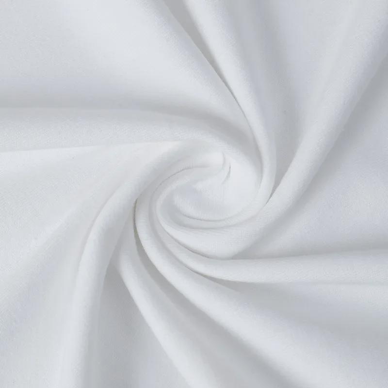 320g Heavyweight White Cotton Short-Sleeve T-Shirt for Men and Women - Thick, Non-Transparent, Loose Fit, Perfect for Summer. 