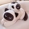 Long Siamese Cat Plush Pillow Soft Stuffed Animal Doll Lying Cushion For Sofa Bedroom Decor Gift