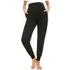 Women's High Elasticity Pregnant Supporting Abdomen Pockets Sports Yoga Pants